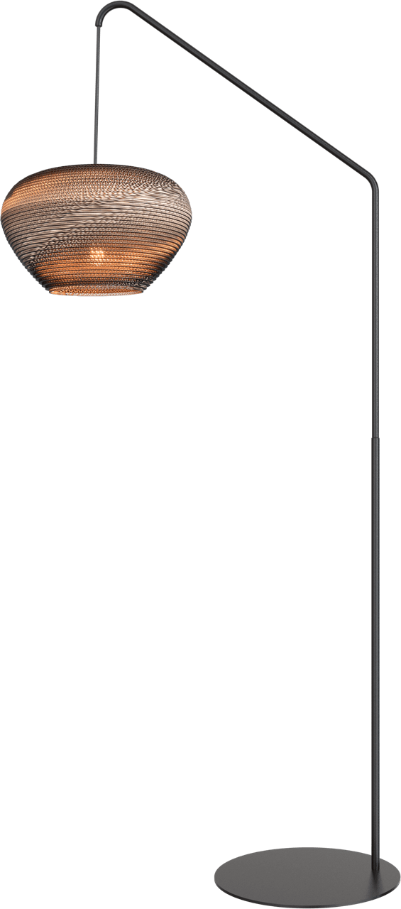 Lazise VL CARTONE 1-LIGHT BLACK H.200CM WIDTH 92CM