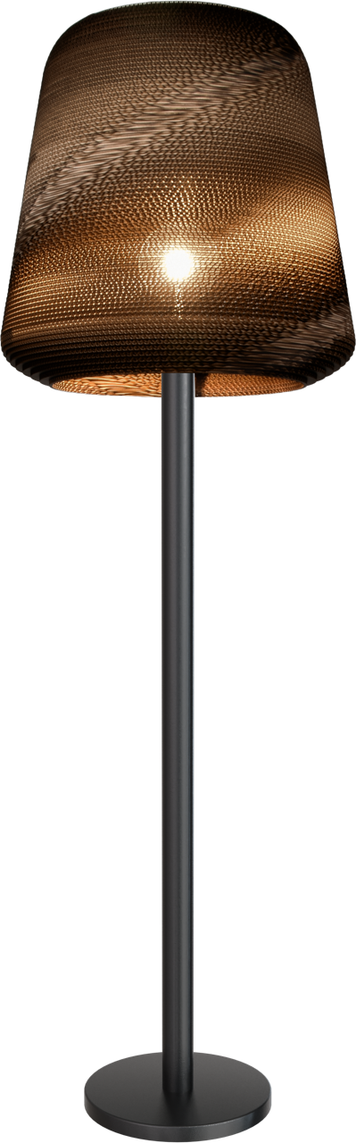 Carta Moody VL CARTA MOODY 1-LIGHT BLACK H.167CM, SHADE 54X54CM