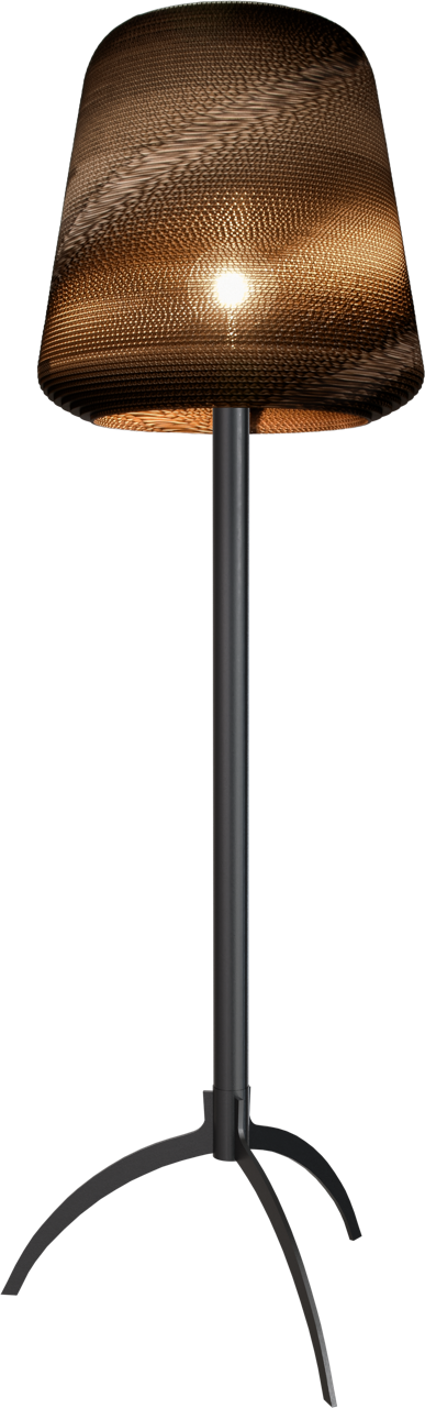 Carta Moody VL CARTA MOODY 1-LIGHT TRIPPLE BLACK H.182CM,