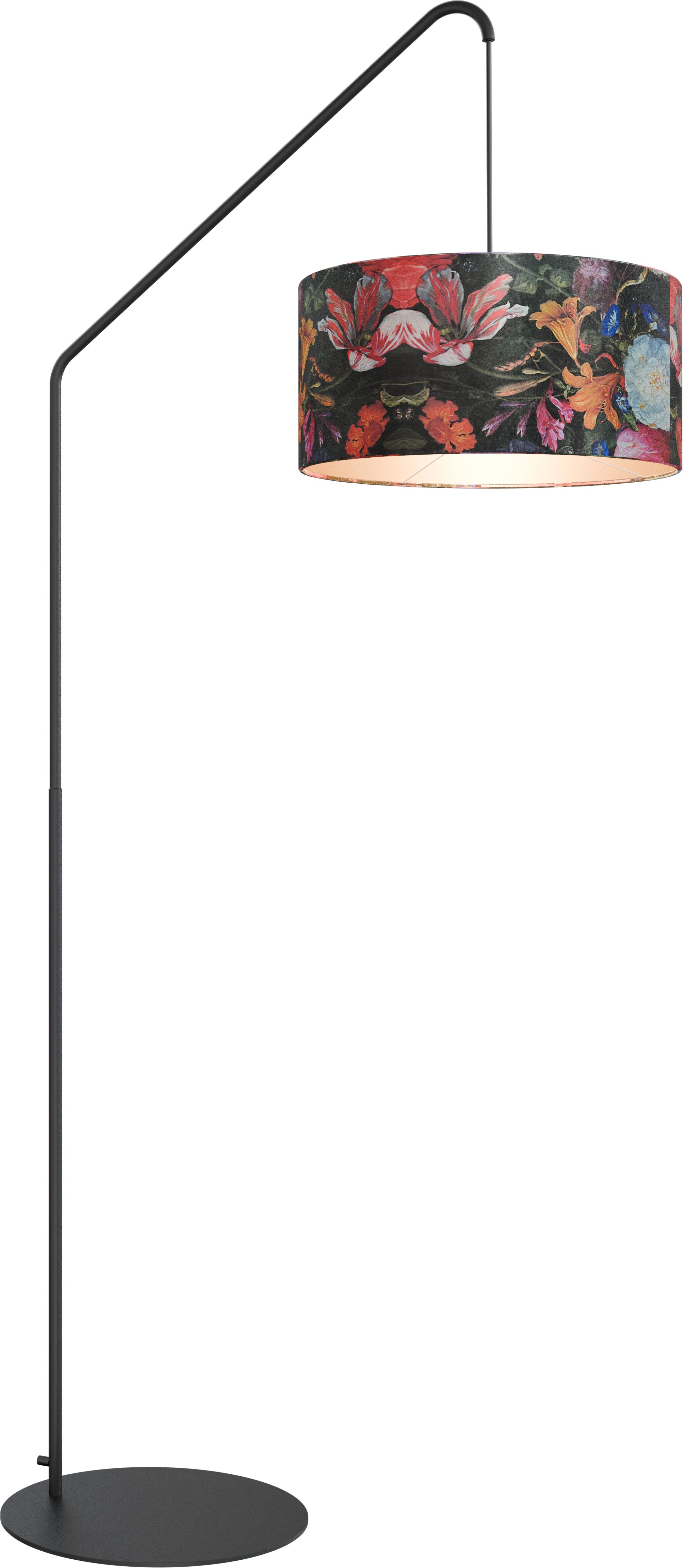 Venus VL VENUS 1-LIGHT BLACK H.200CM WIDTH 96CM, BASE Ø42CM,