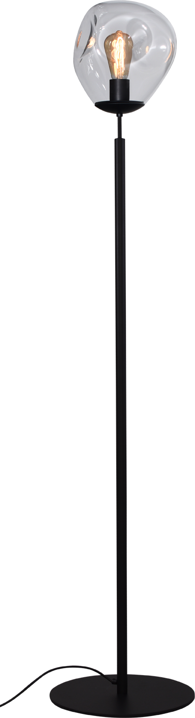 Lava VL LAVA 1-LIGHT MATT BLACK H.162CM