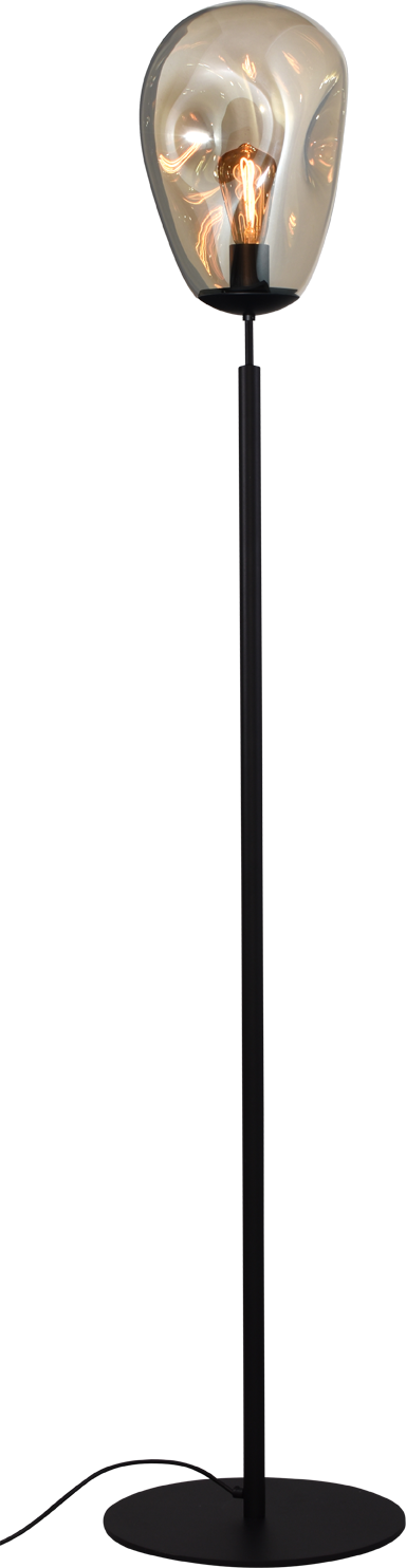 Lava VL LAVA 1-LIGHT MATT BLACK H.171CM