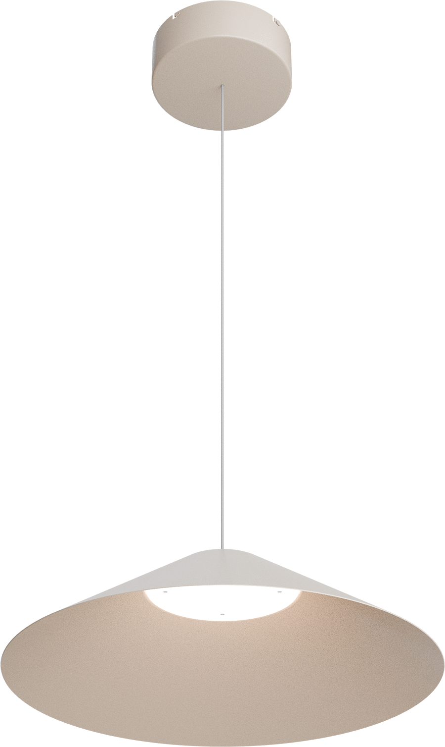 Ceppo HL CEPPO 1-LIGHT BEIGE TERRA Ø45CM, CANOPY BEIGE TERRA Ø18CM