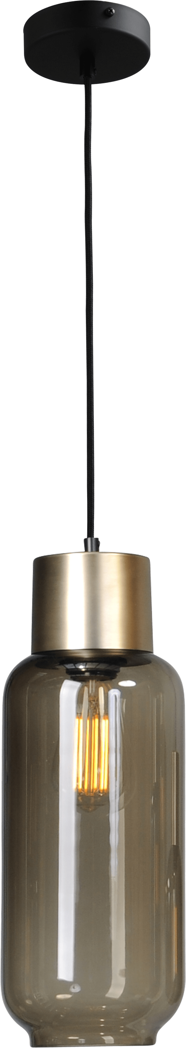 Lett HL "LETT" 1LTS BLACK/BRUSHED BRASS