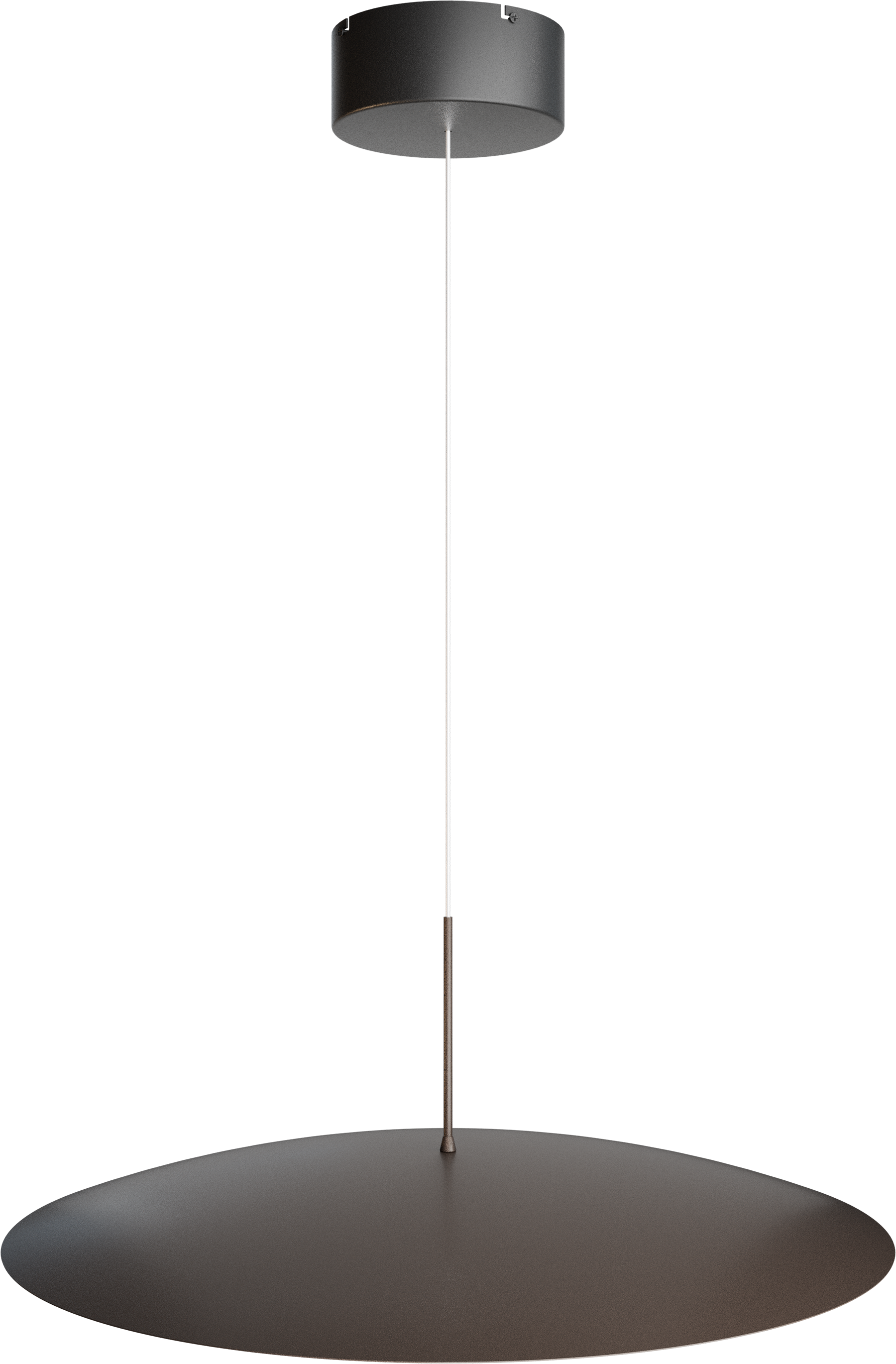 Scala HL SCALA 1-LIGHT CACAO Ø60CM, CANOPY BLACK Ø16CM