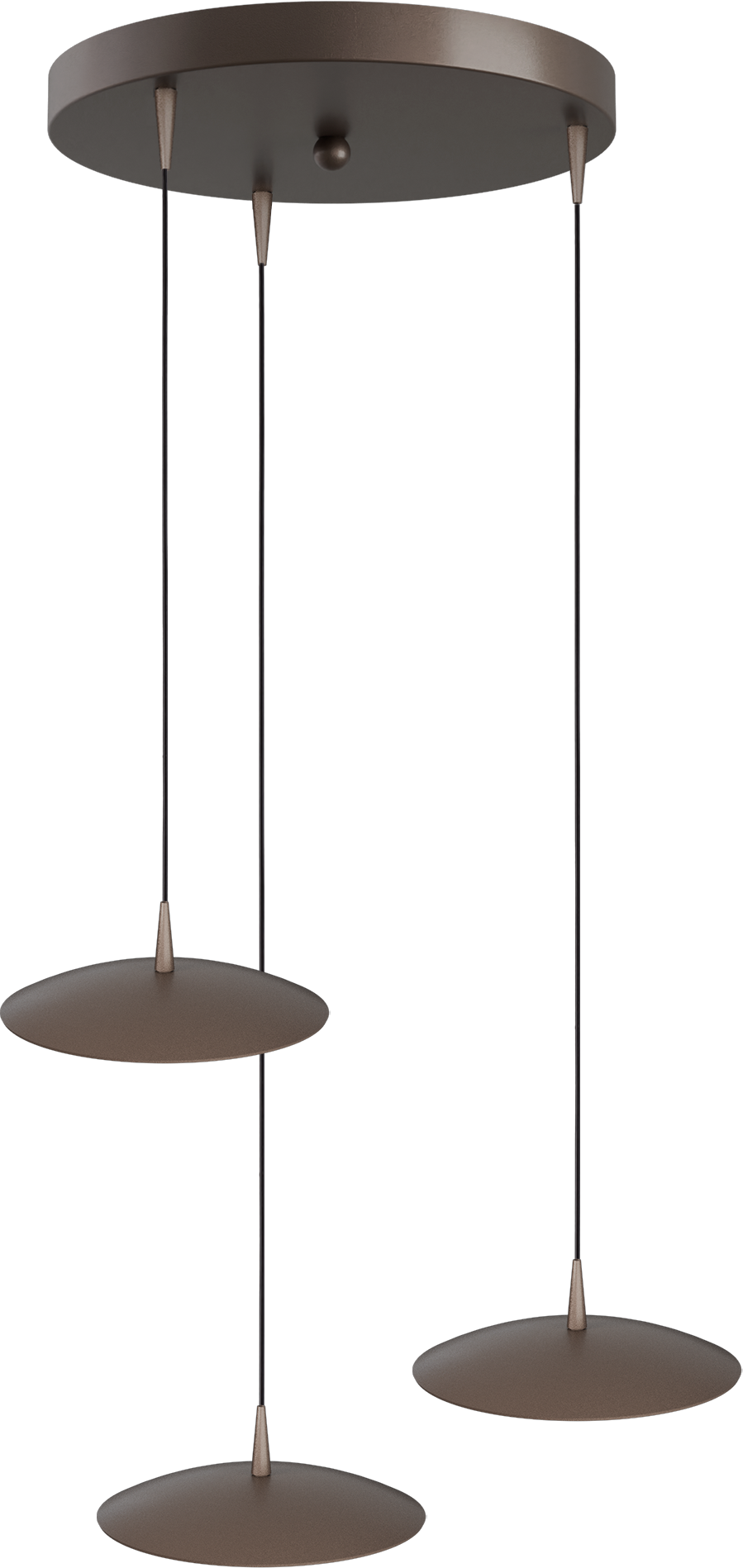 Scala HL SCALA 3-LIGHT CACAO Ø20CM, BASE CACAO Ø35CM