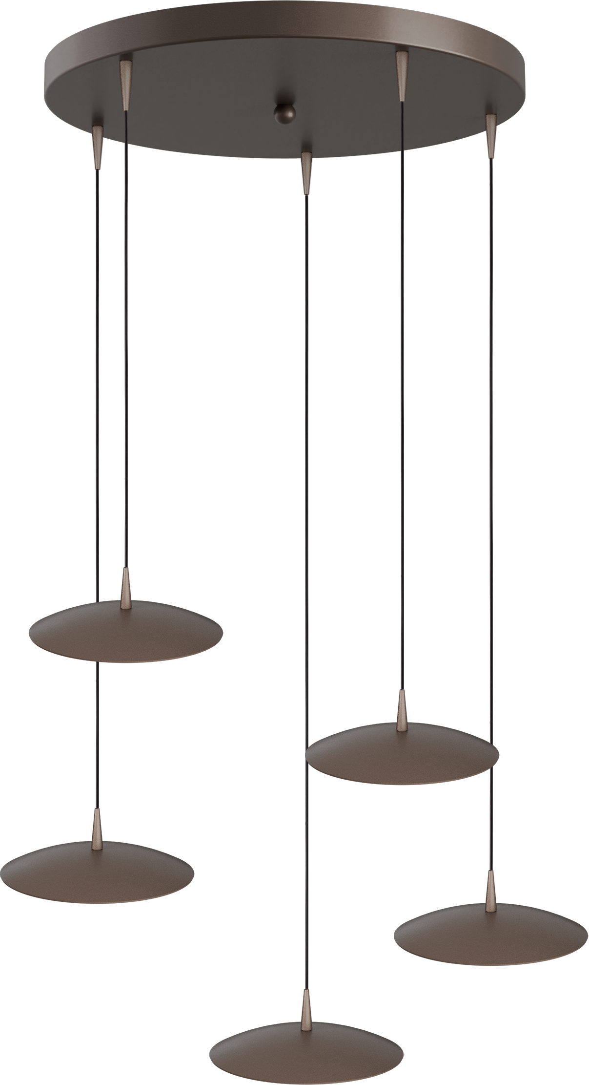Scala HL SCALA 5-LIGHT CACAO Ø20CM, BASE CACAO Ø50CM