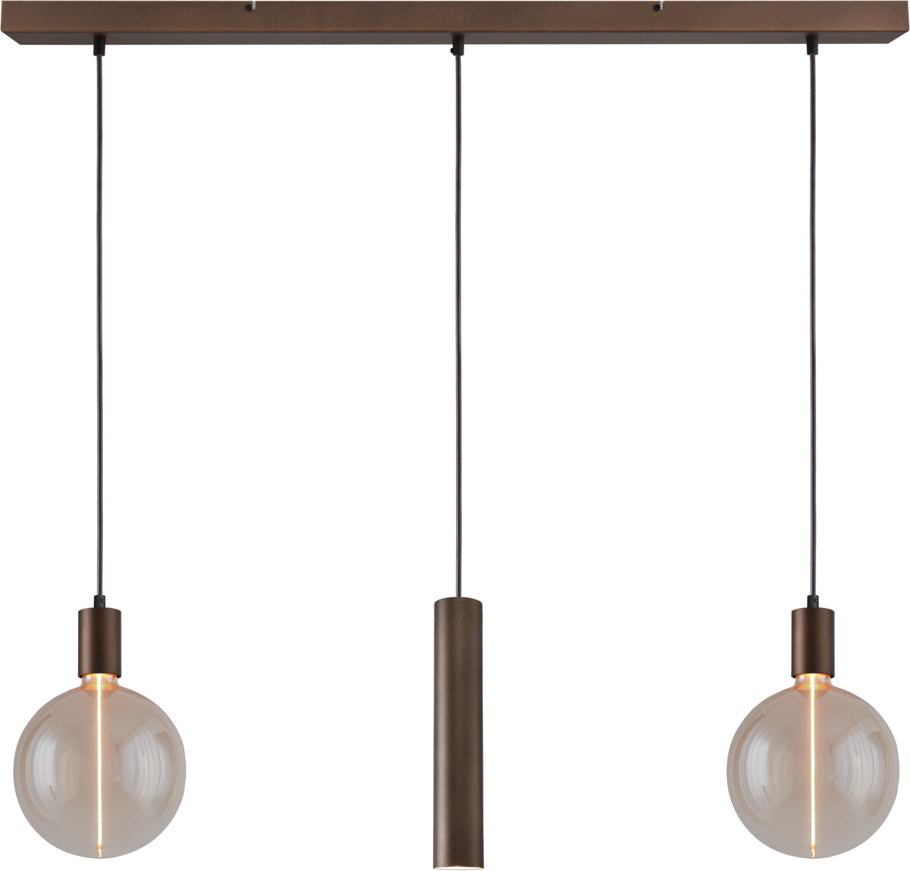 Tence HL TENCE E27 3-LIGHT CACAO, BEAM CACAO 100X8CM