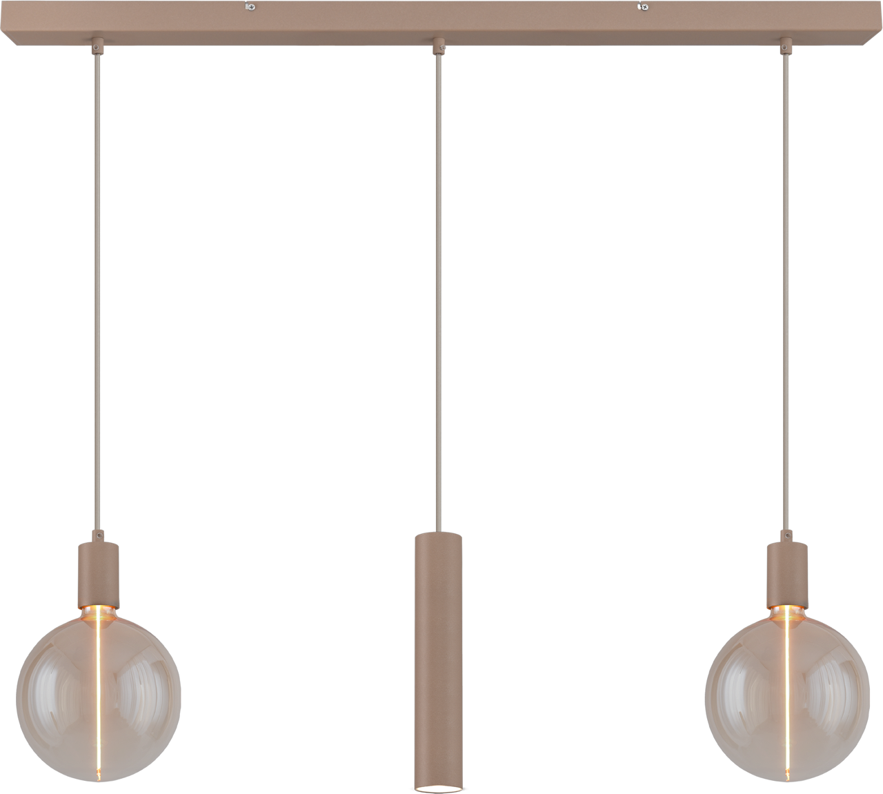 Tence HL TENCE E27 3-LIGHT BEIGE TERRA, BEAM BEIGE TERRA 100X8CM