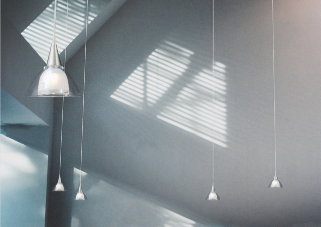 Caterina HL CATERINA 6-LIGHT MATT NICKEL, GLASS Ø12,5CM, BASE MATT NICKEL Ø35CM