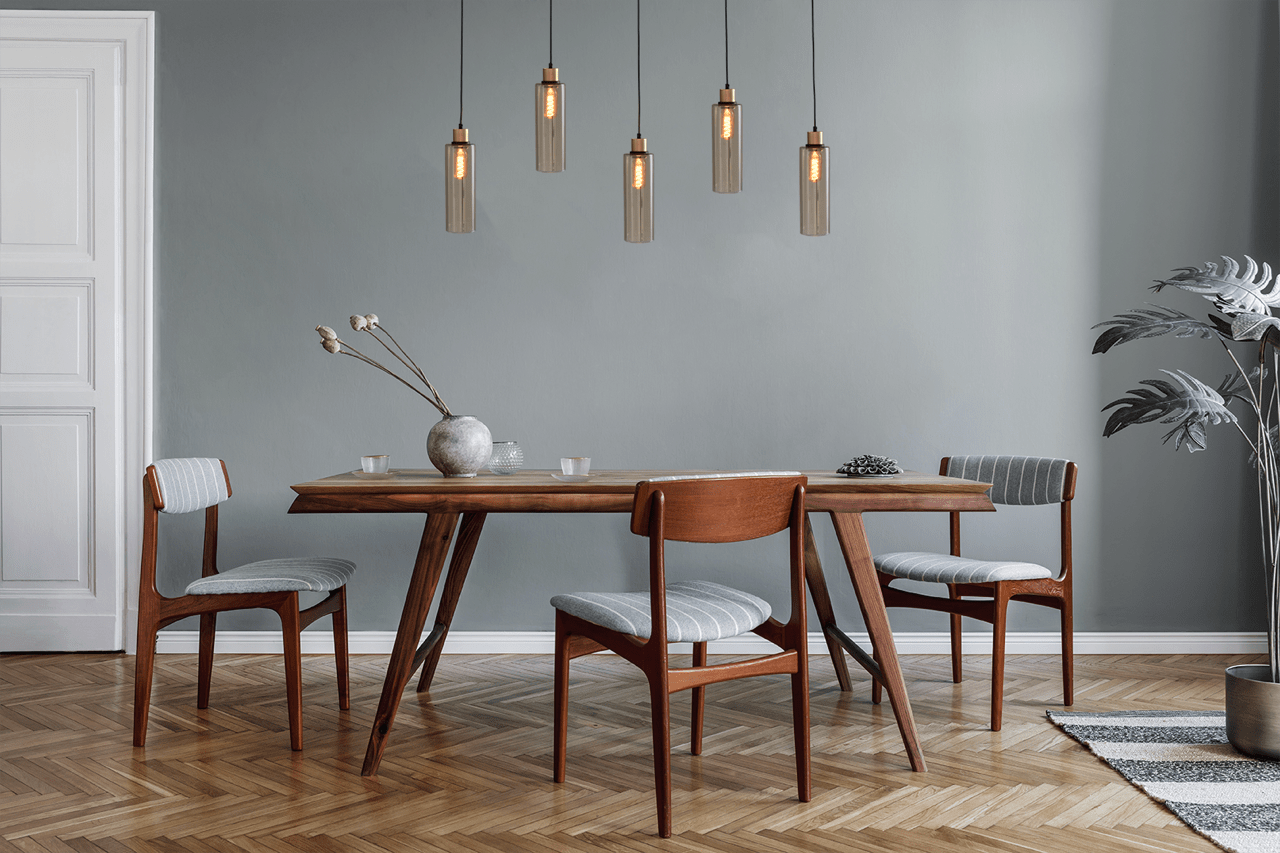 Ortona HL ORTONA 5-LIGHT MATT BLACK/MATT GOLD 130X8CM