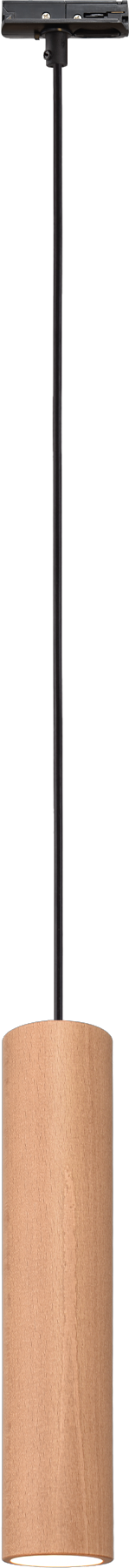 Trackrail HL TUBINO 1-LIGHT NATURAL OAK, Ø54X300MM,