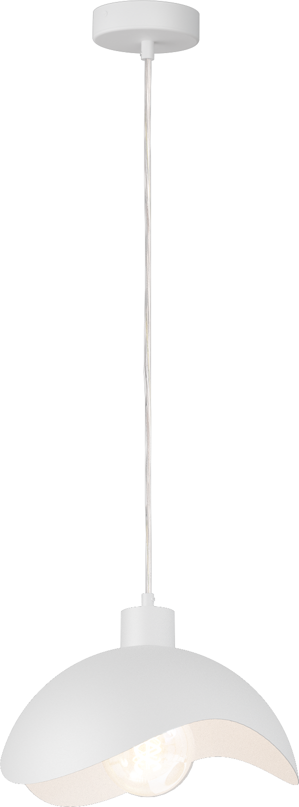 Volta HL VOLTA Ø30CM WHITE, CANOPY WHITE Ø10,8CM