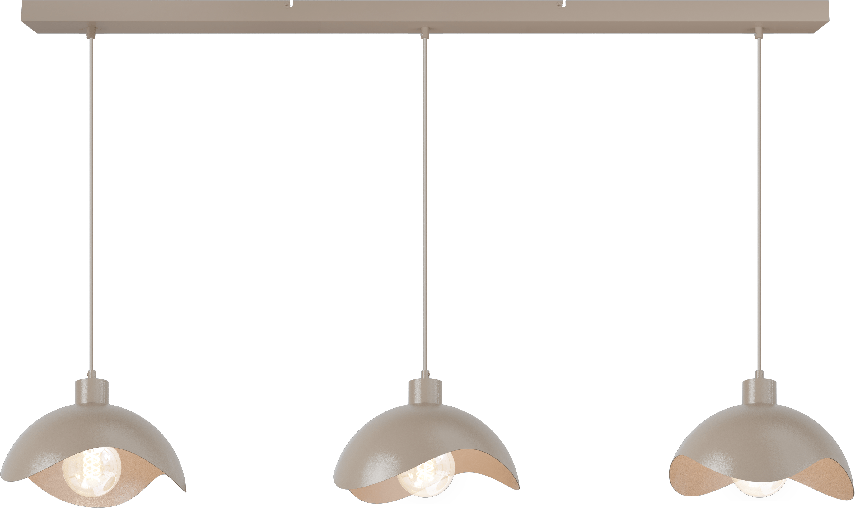 Volta HL VOLTA 3-LIGHT Ø30CM BEIGE TERRA, BEAM BEIGE TERRA 130X8CM