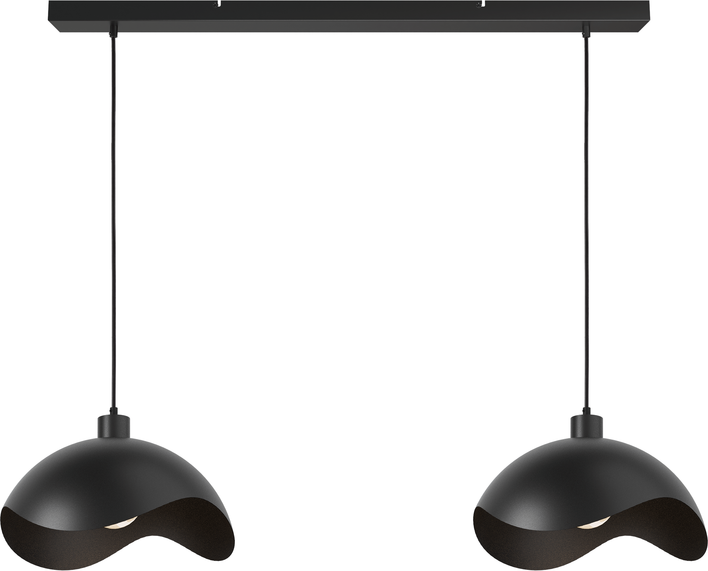 Volta HL VOLTA 2-LIGHT Ø40CM BLACK, BEAM BLACK 100X8CM