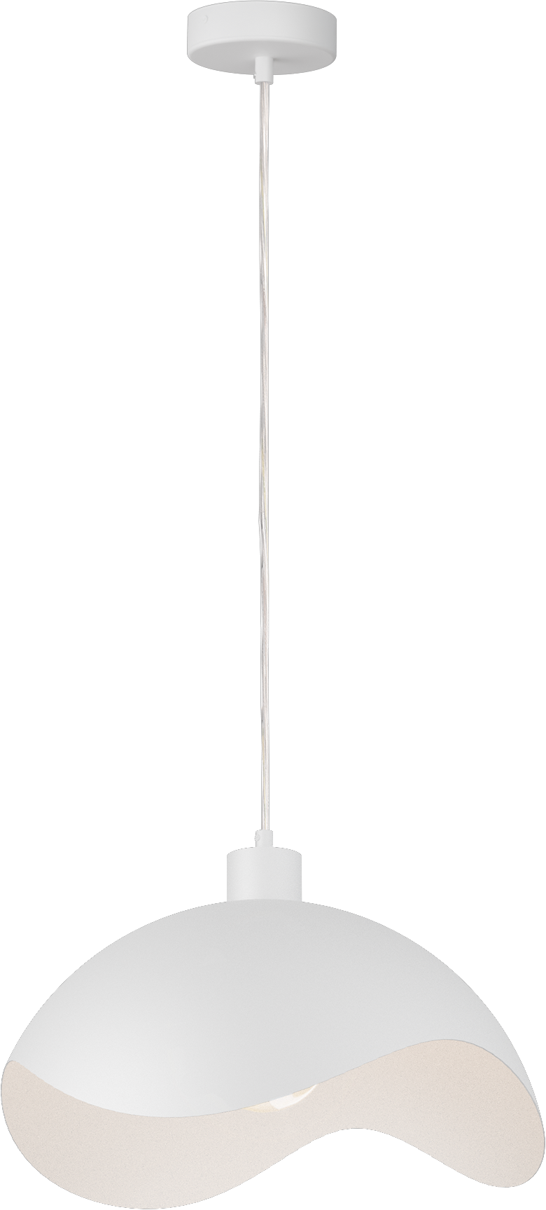Volta HL VOLTA Ø40CM WHITE, CANOPY WHITE Ø10,8CM