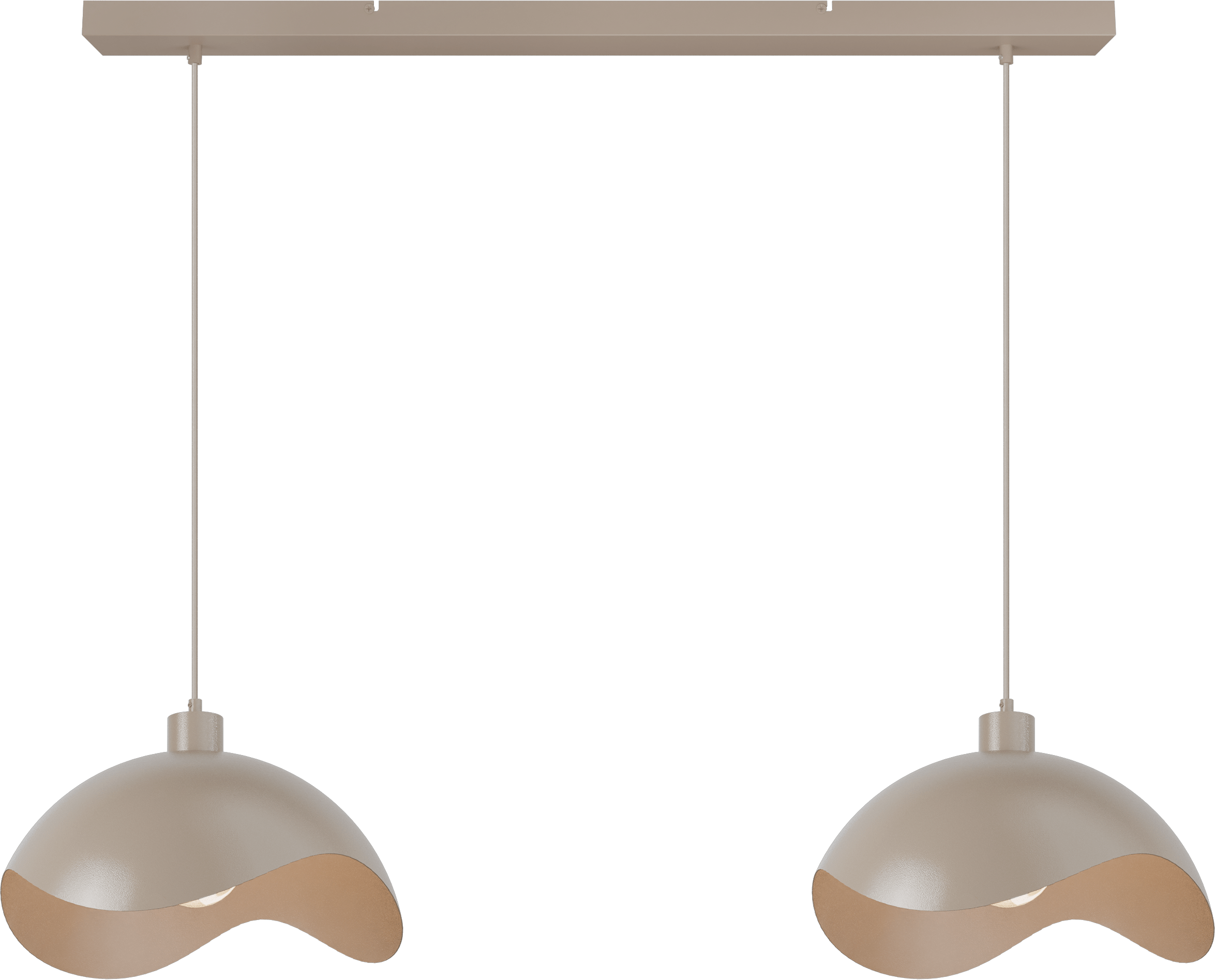 Volta HL VOLTA 2-LIGHT Ø40CM BEIGE TERRA, BEAM BEIGE TERRA 100X8CM