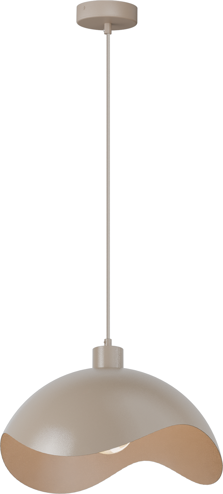 Volta HL VOLTA Ø40CM BEIGE TERRA, CANOPY BEIGE TERRA Ø10,8CM