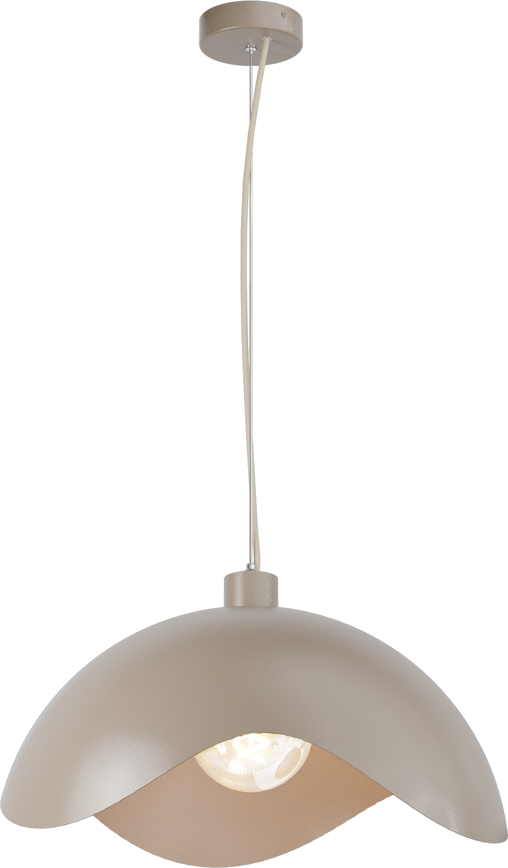 Volta HL VOLTA Ø50CM BEIGE TERRA, CANOPY BEIGE TERRA Ø10,8CM