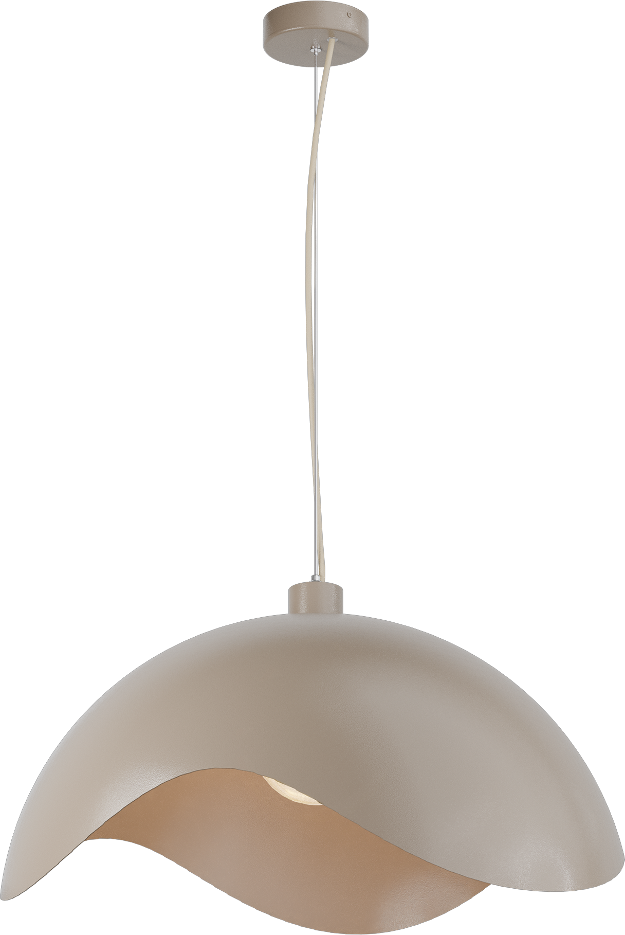 Volta HL VOLTA Ø60CM BEIGE TERRA, CANOPY BEIGE TERRA Ø10,8CM