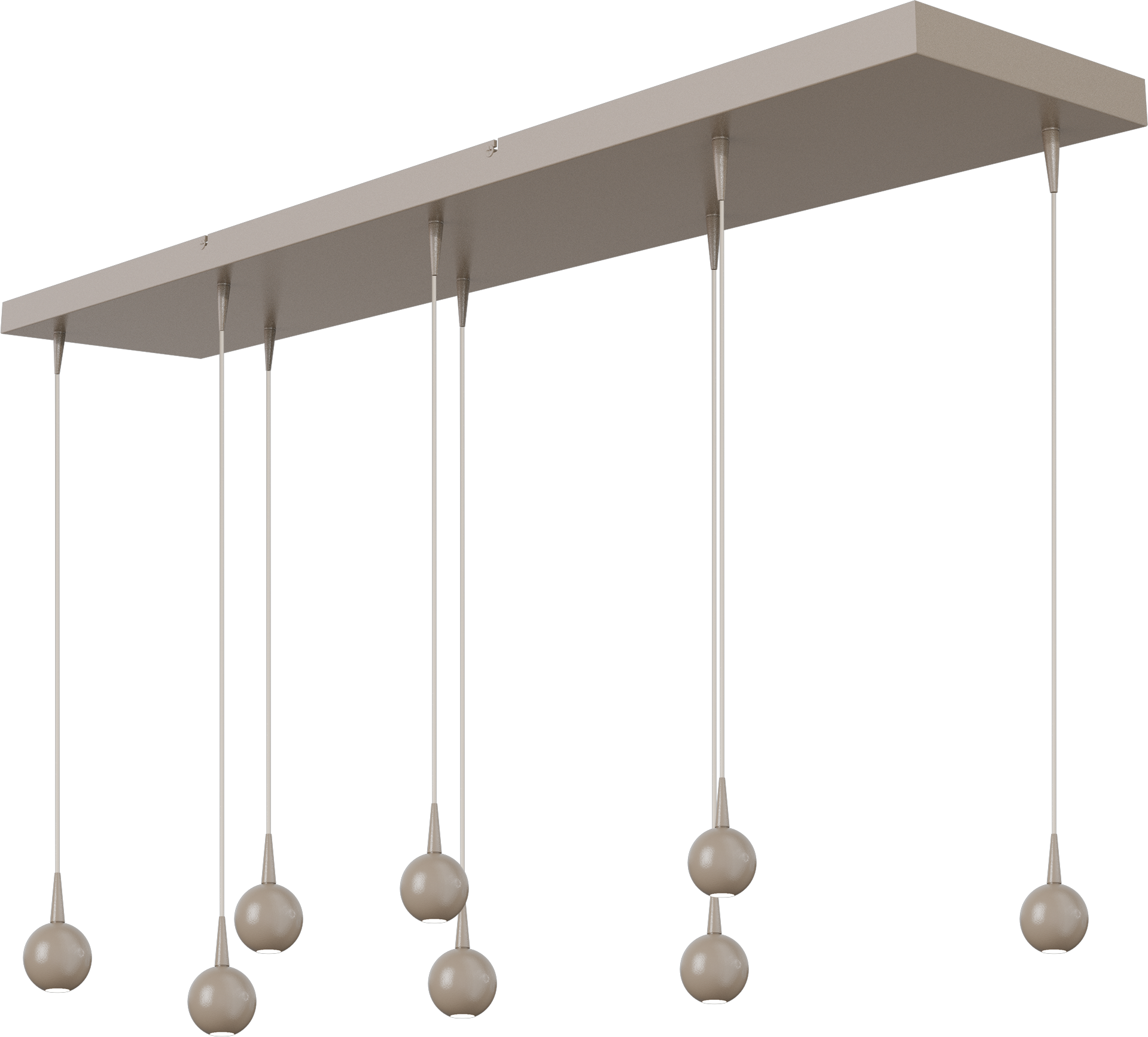 Talana HL TALANA 8-LIGHT BEIGE TERRA, BEAM BEIGE TERRA 130X25CM DTW