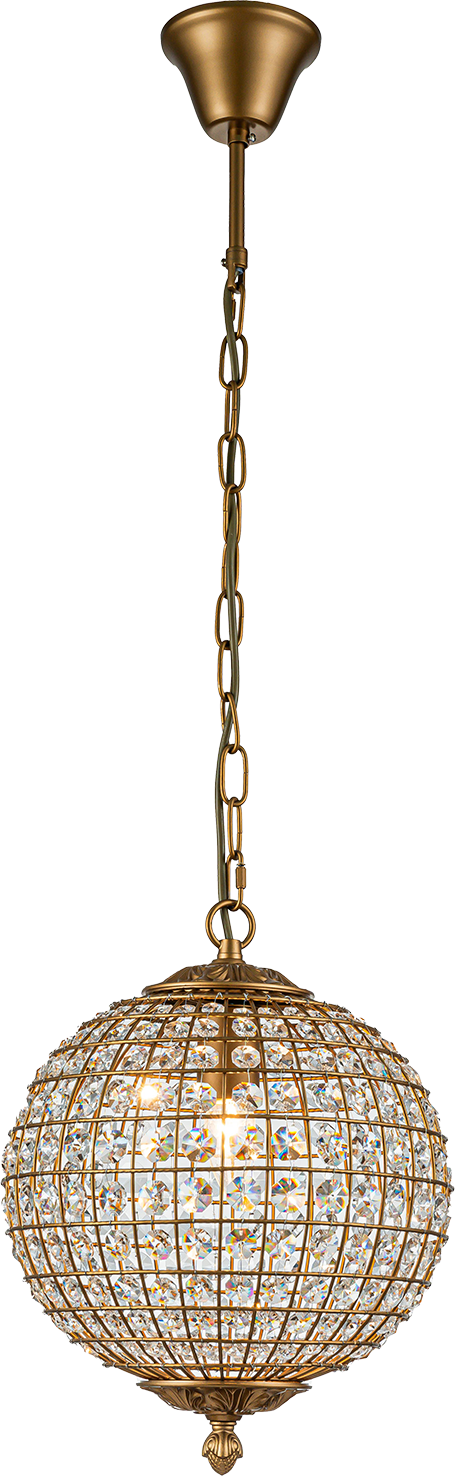Baroc HL BAROC PALAZZO ANTIQUE GOLD Ø34CM, CHAIN 150CM