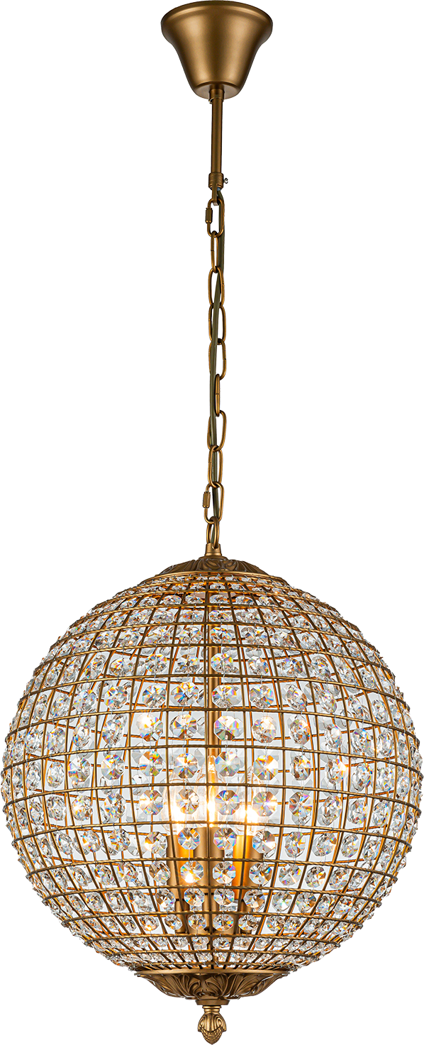 Baroc HL BAROC PALAZZO ANTIQUE GOLD Ø50CM, CHAIN 150CM