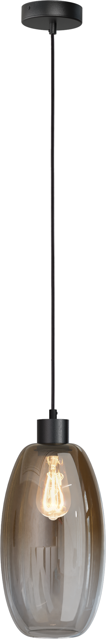 Olive HL OLIVE 1-LIGHT BLACK, CANOPY BLACK Ø10,8CM