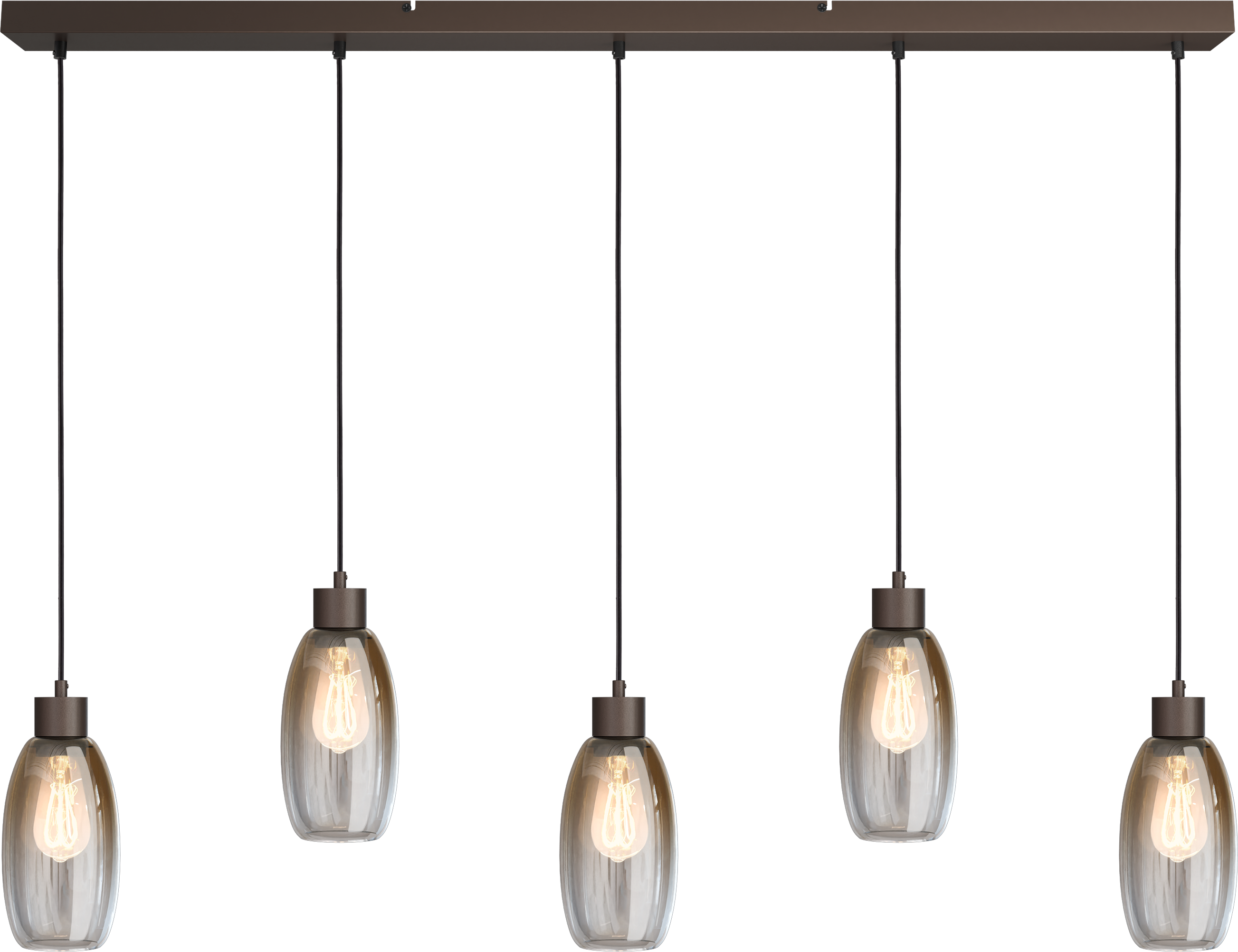 Olive HL OLIVE 5-LIGHT CACAO, BEAM CACAO 130X8CM