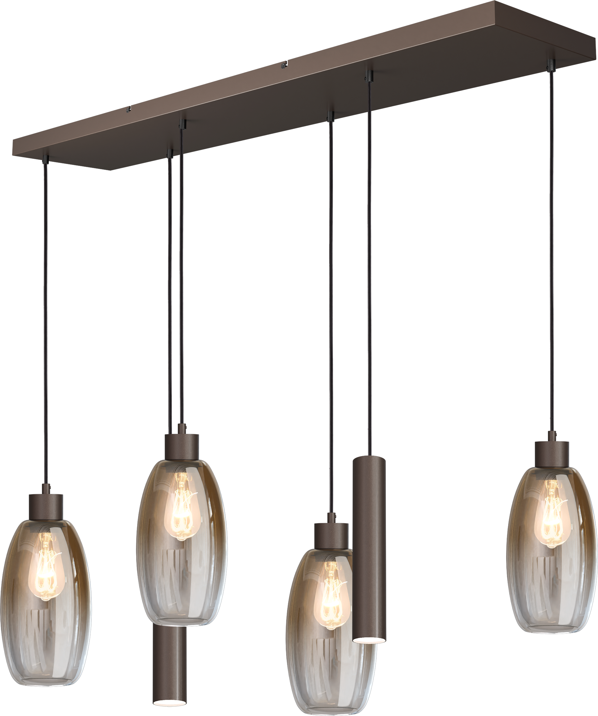 Olive HL OLIVE 6-LIGHT CACAO, BEAM CACAO 130X25CM