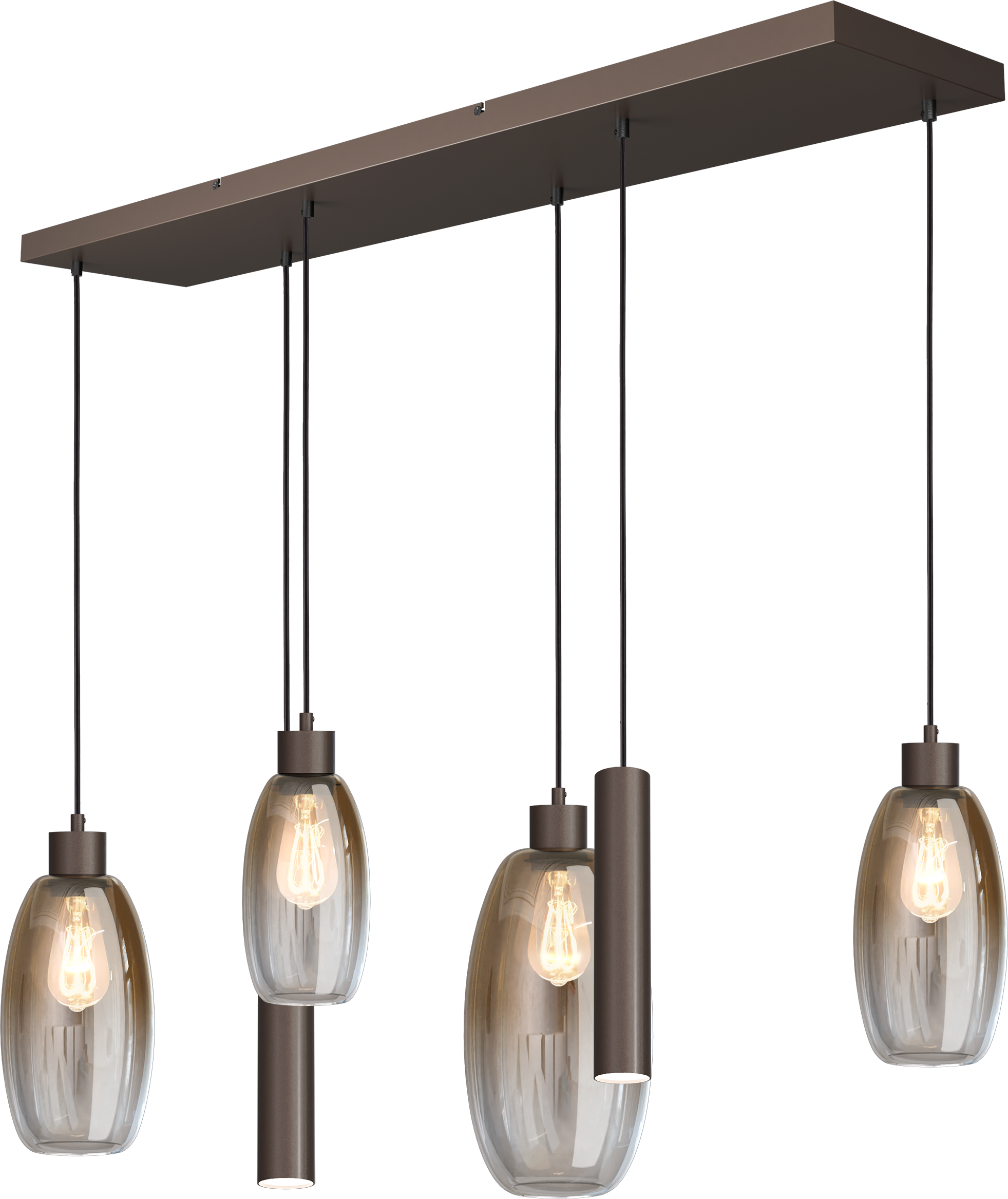Olive HL OLIVE 6-LIGHT CACAO, BEAM CACAO 130X25CM