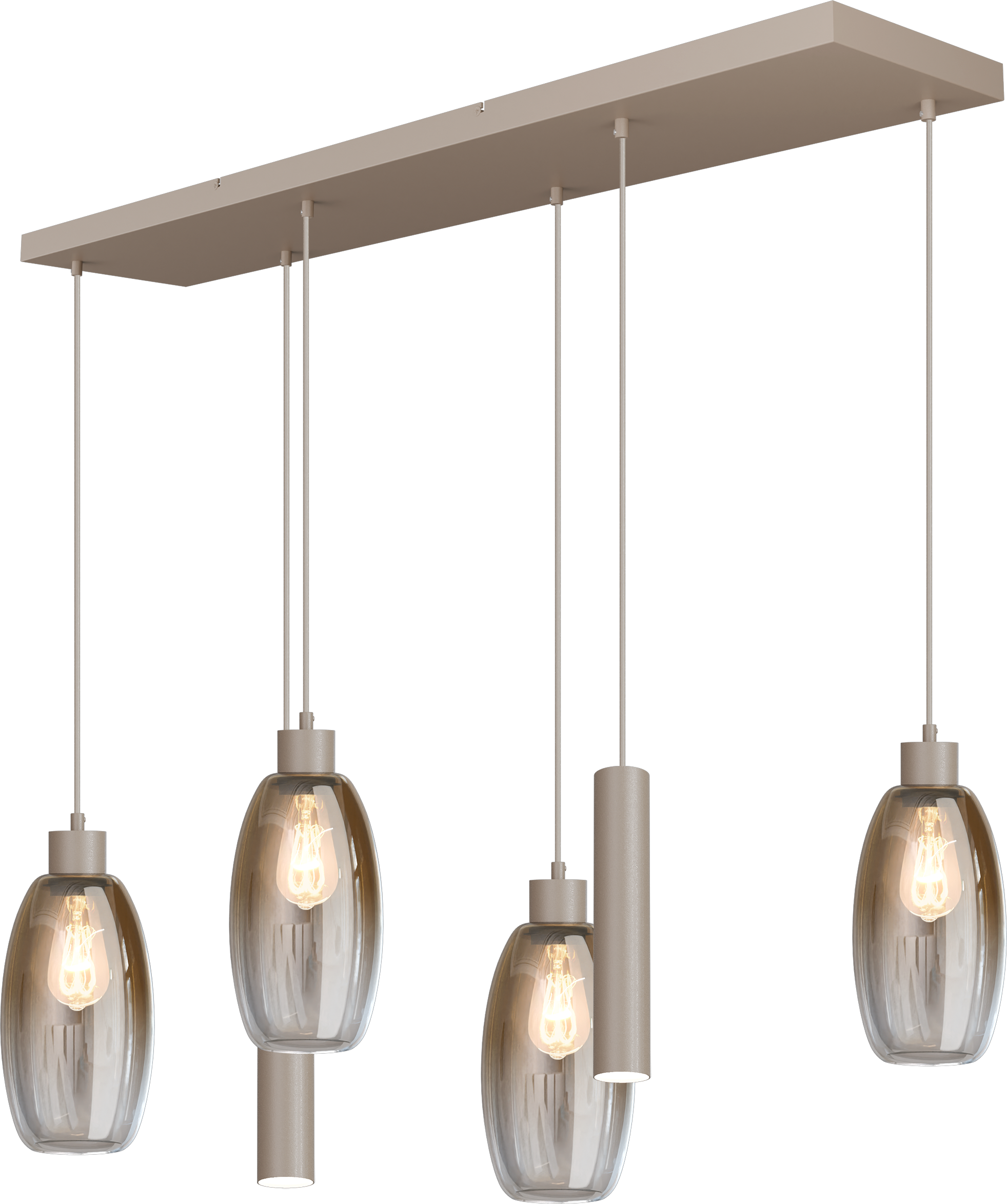 Olive HL OLIVE 6-LIGHT BEIGE TERRA, BEAM BEIGE TERRA 130X25CM
