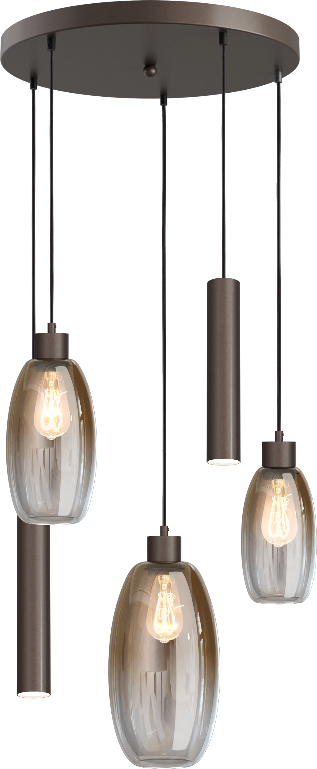 Olive HL OLIVE 5-LIGHT CACAO, BASE CACAO Ø50CM