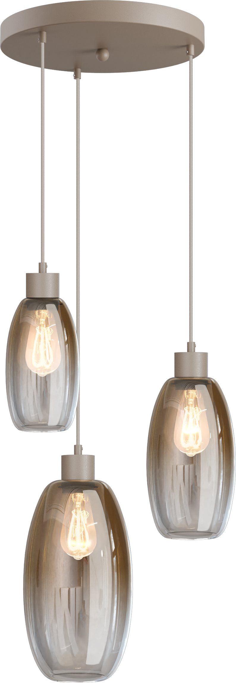 Olive HL OLIVE 3-LIGHT BEIGE TERRA, BASE BEIGE TERRA Ø35CM