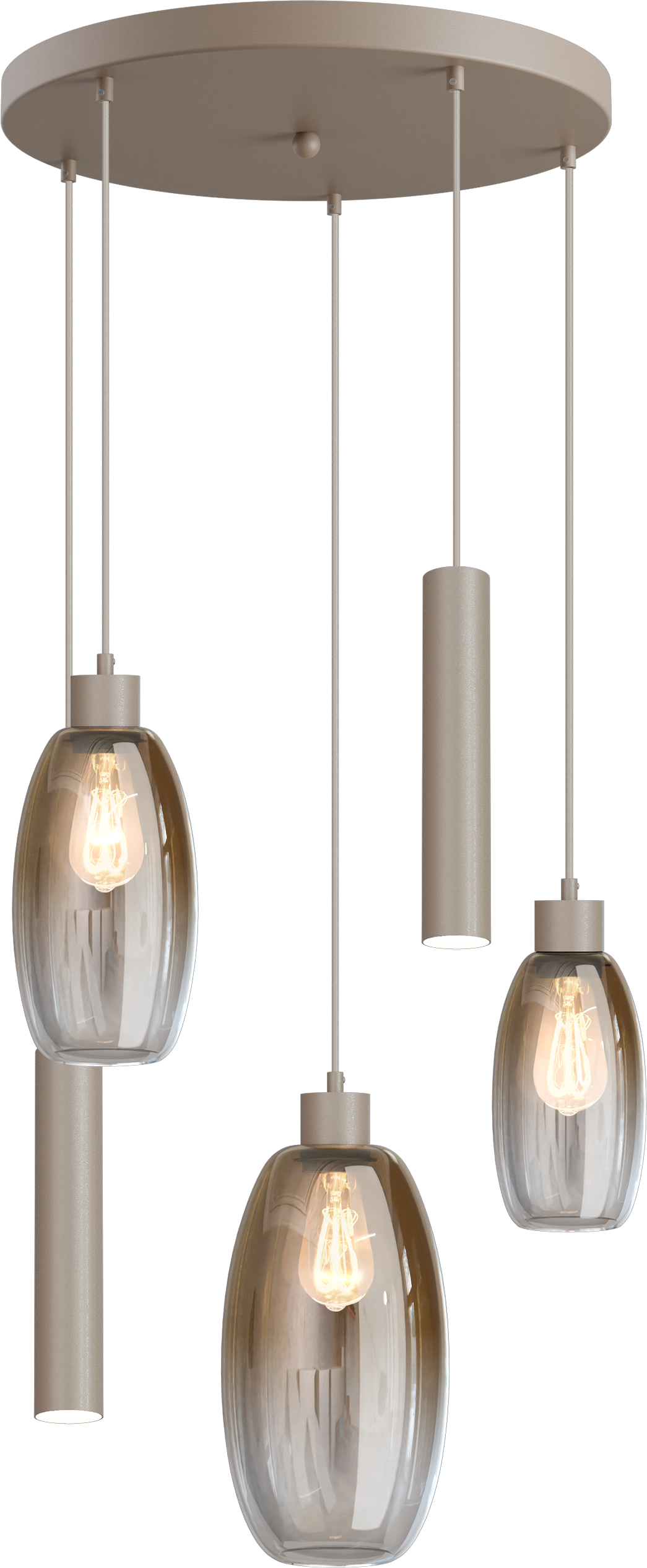 Olive HL OLIVE 5-LIGHT BEIGE TERRA, BASE BEIGE TERRA Ø50CM