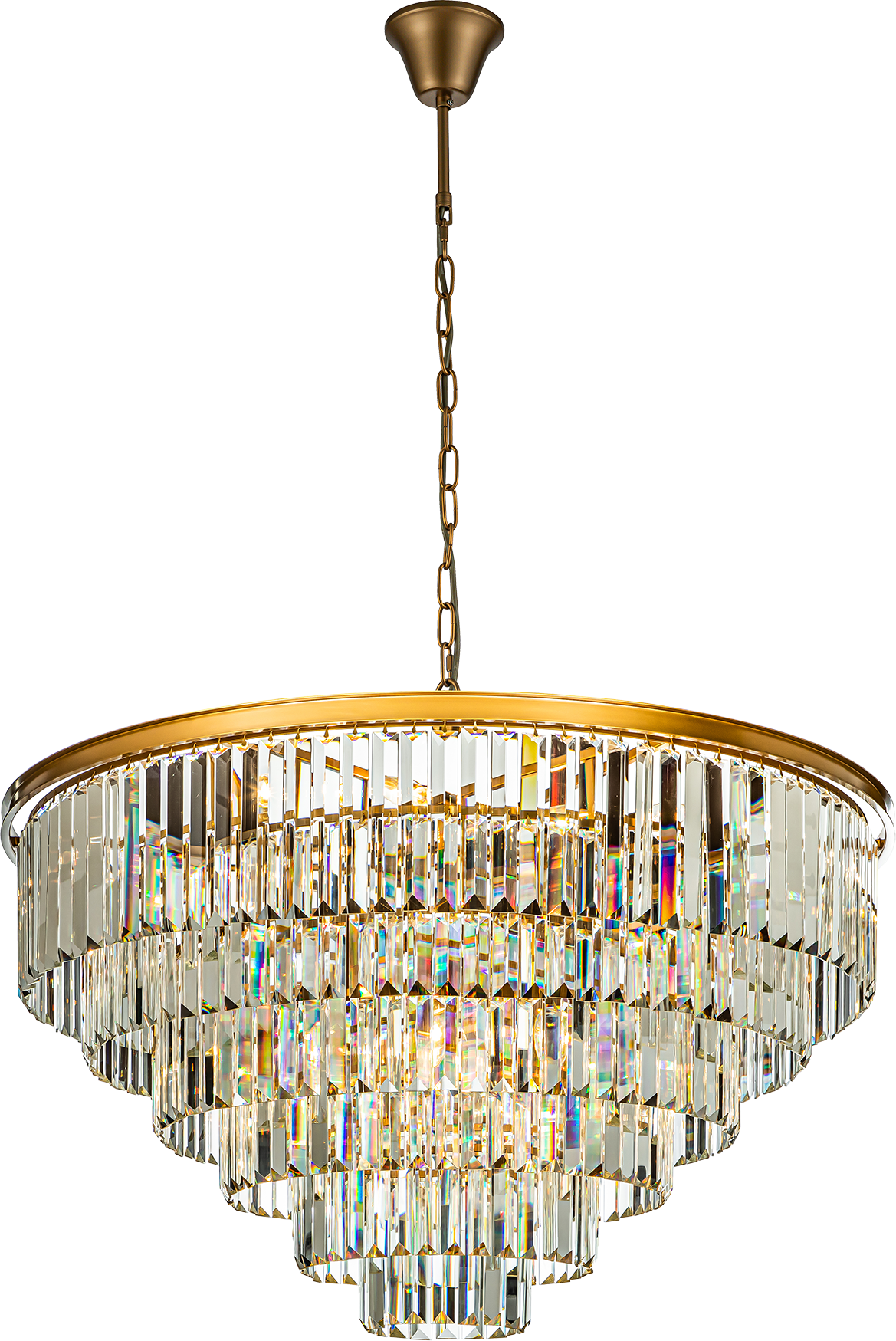 Baroc HL BAROC HILTON ANTIQUE GOLD Ø112CM, CHAIN 150CM