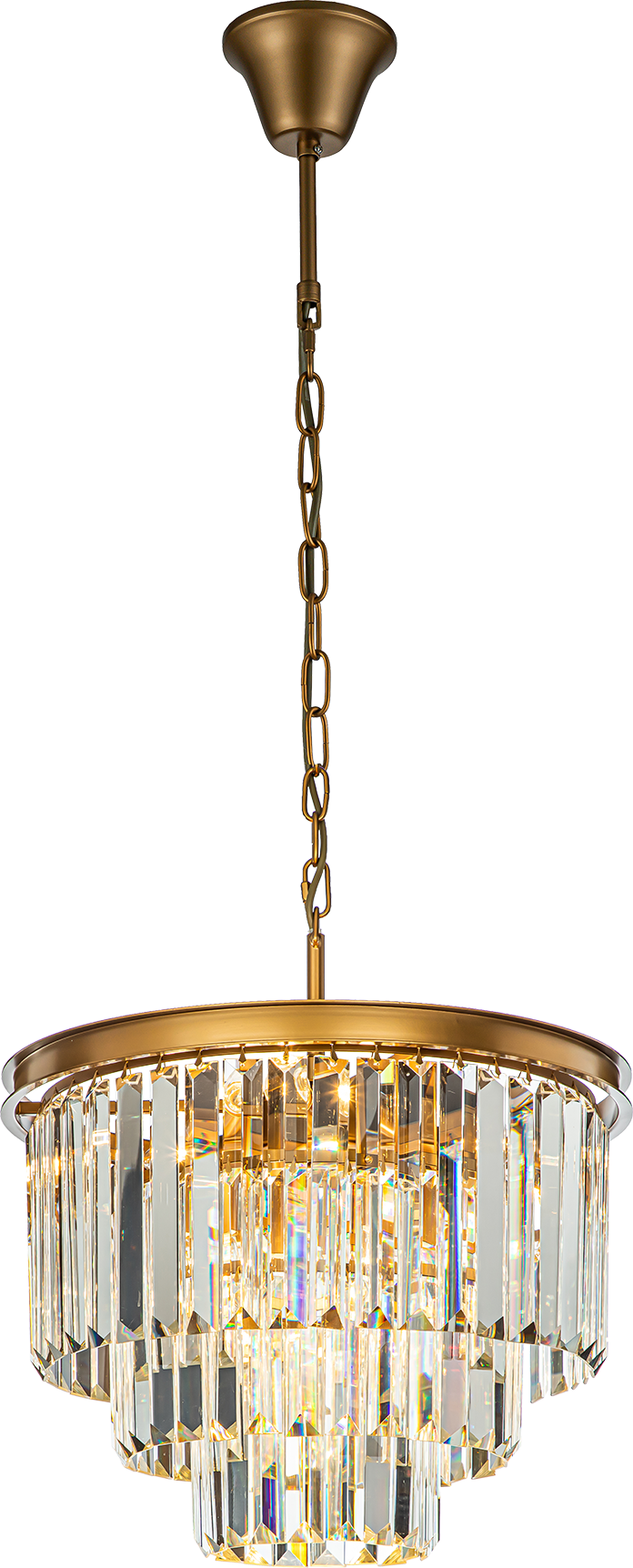 Baroc HL BAROC HILTON ANTIQUE GOLD Ø50CM, CHAIN 150CM