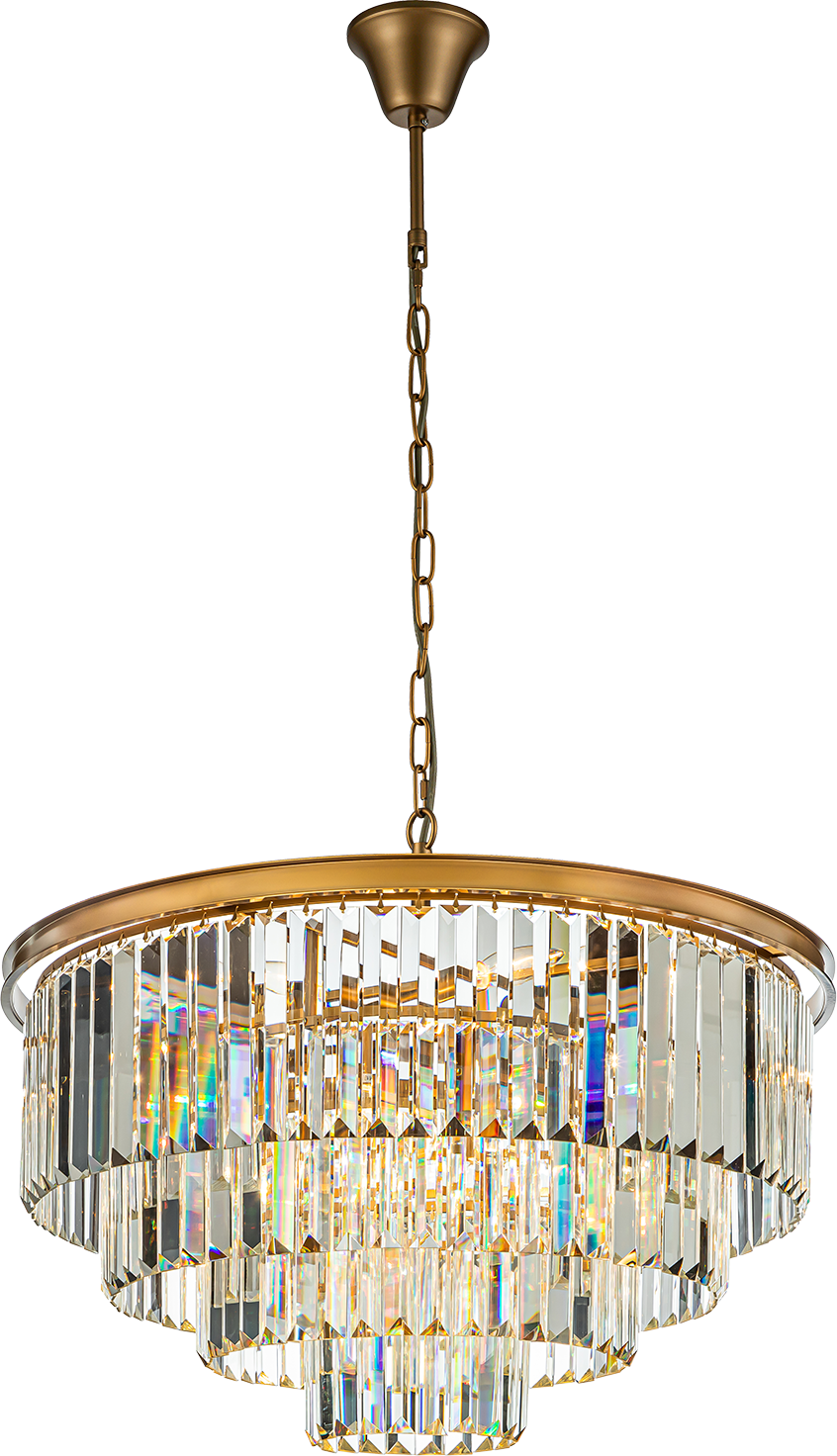 Baroc HL BAROC HILTON ANTIQUE GOLD Ø81CM, CHAIN 150CM