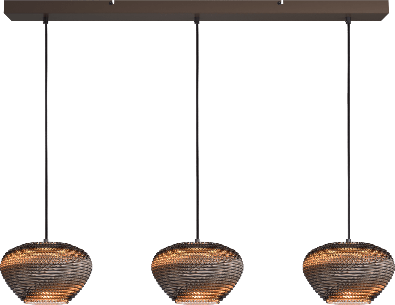 Cartone HL CARTONE 3-LIGHT CACAO BEAM CACAO 100X8CM