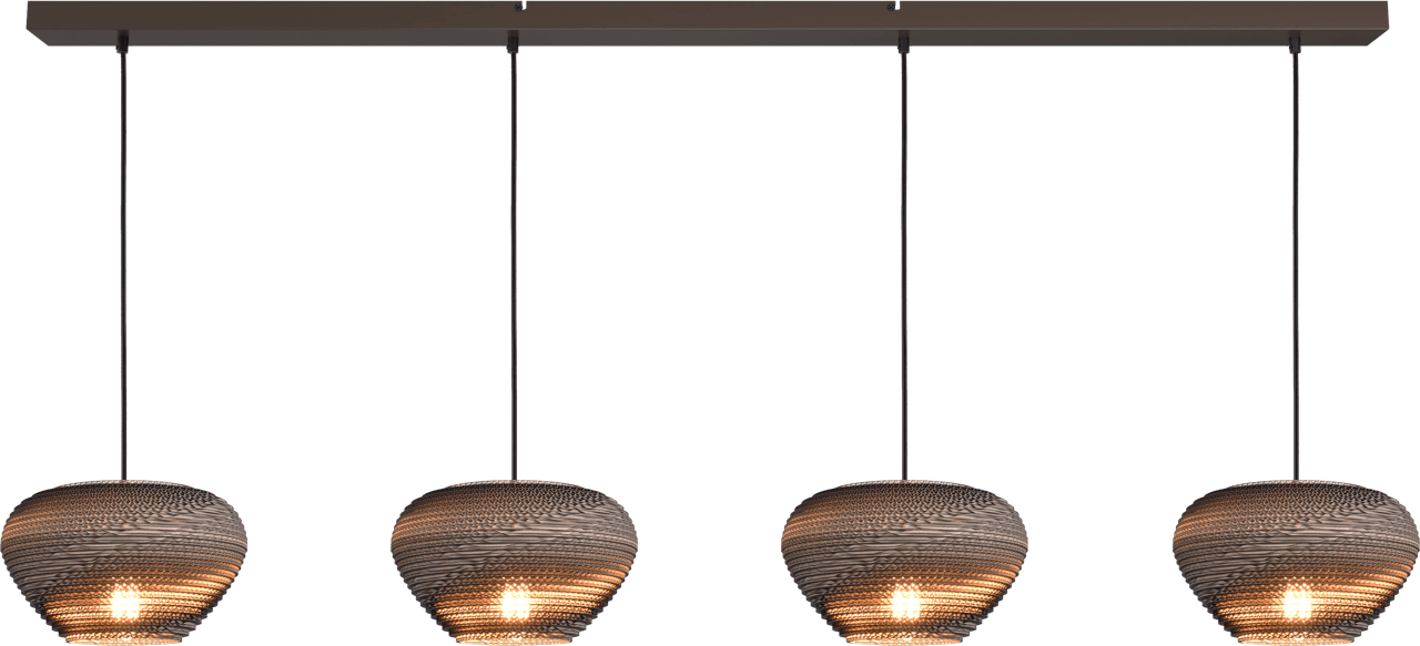 Cartone HL CARTONE 4-LIGHT CACAO BEAM CACAO 160X8CM