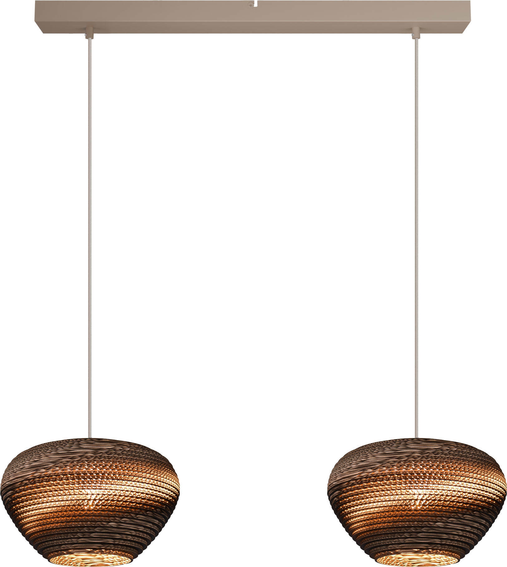 Carta Trendy HL CARTA TRENDY 2-LIGHT BEIGE TERRA, BEAM BEIGE TERRA 70X9CM