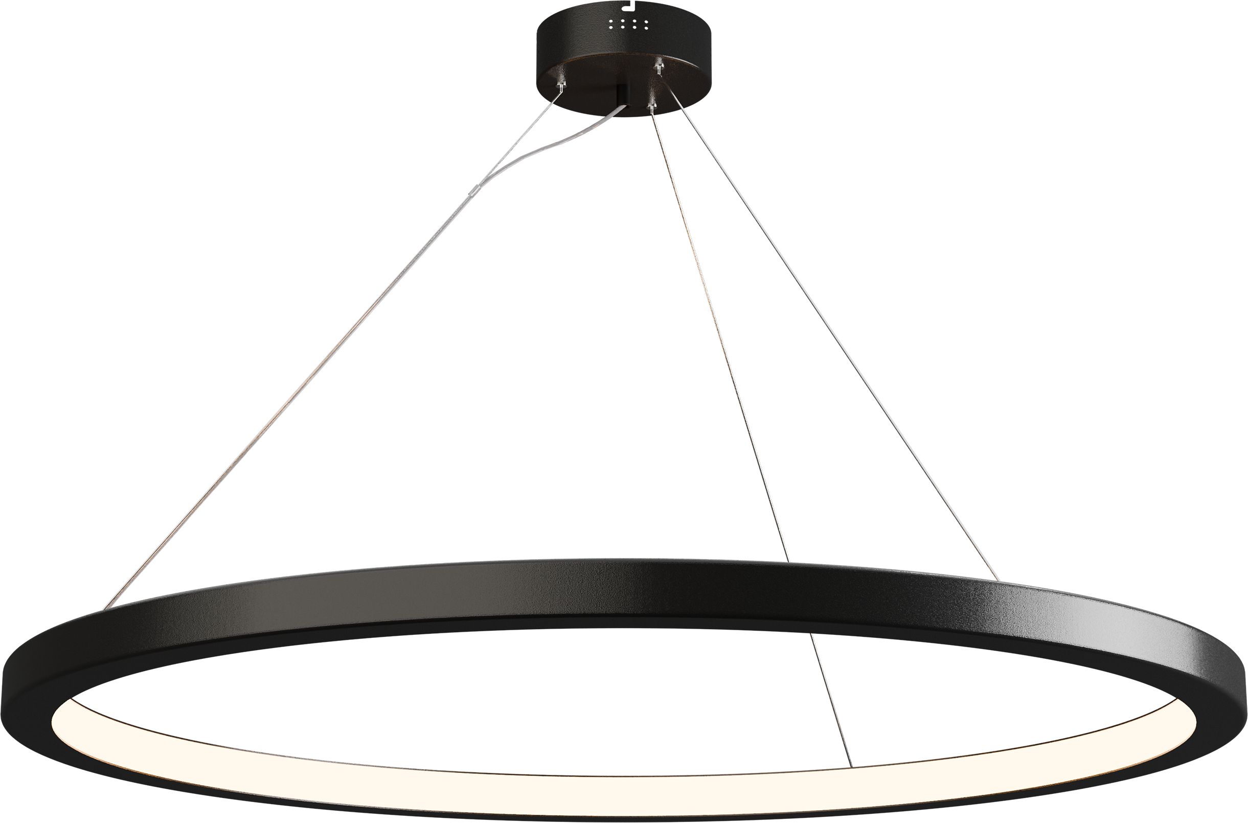 Cortino HL CORTINO 1-LIGHT BLACK Ø100CM C-PROFILE 40X40MM
