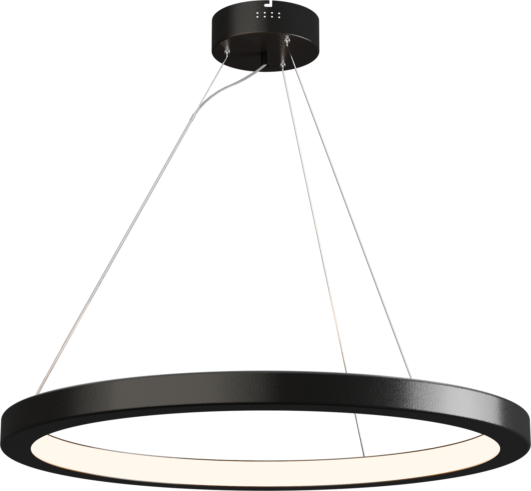 Cortino HL CORTINO 1-LIGHT BLACK Ø70CM C-PROFILE 40X40MM