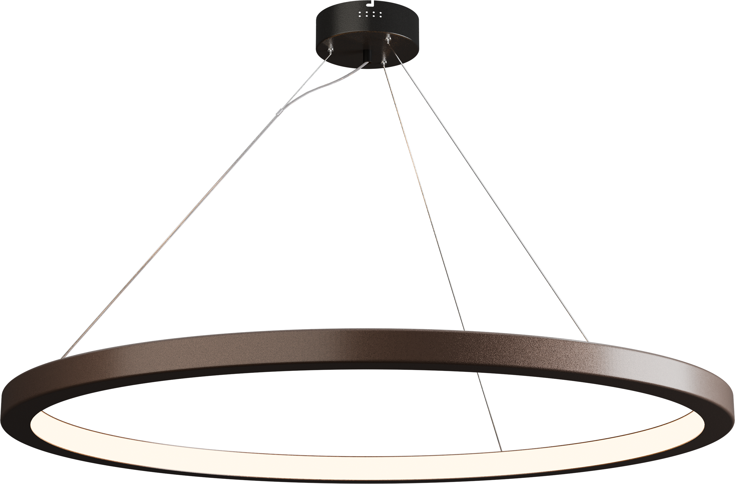 Cortino HL CORTINO 1-LIGHT CACAO Ø100CM C-PROFILE 40X40MM