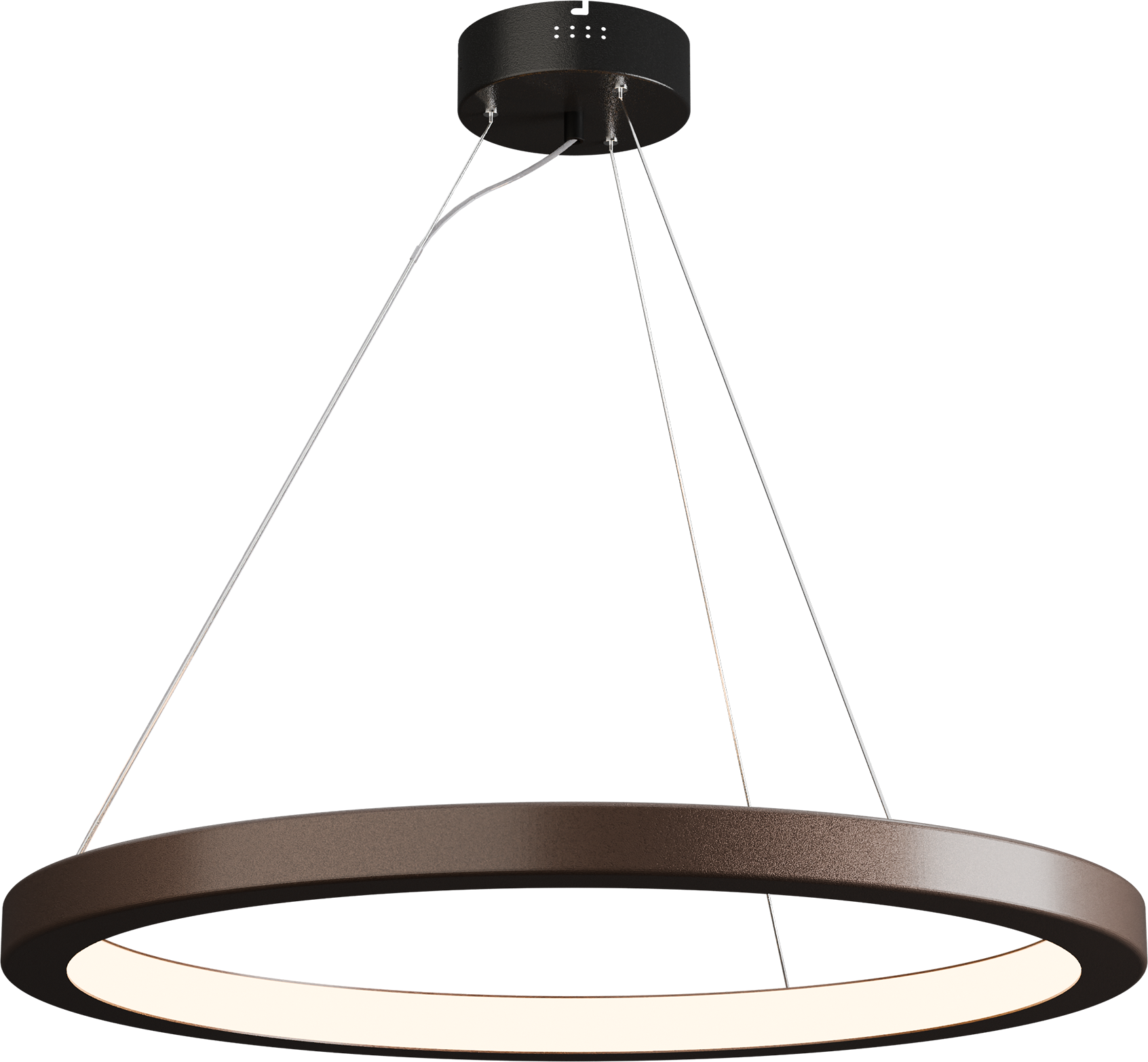 Cortino HL CORTINO 1-LIGHT CACAO Ø70CM C-PROFILE 40X40MM