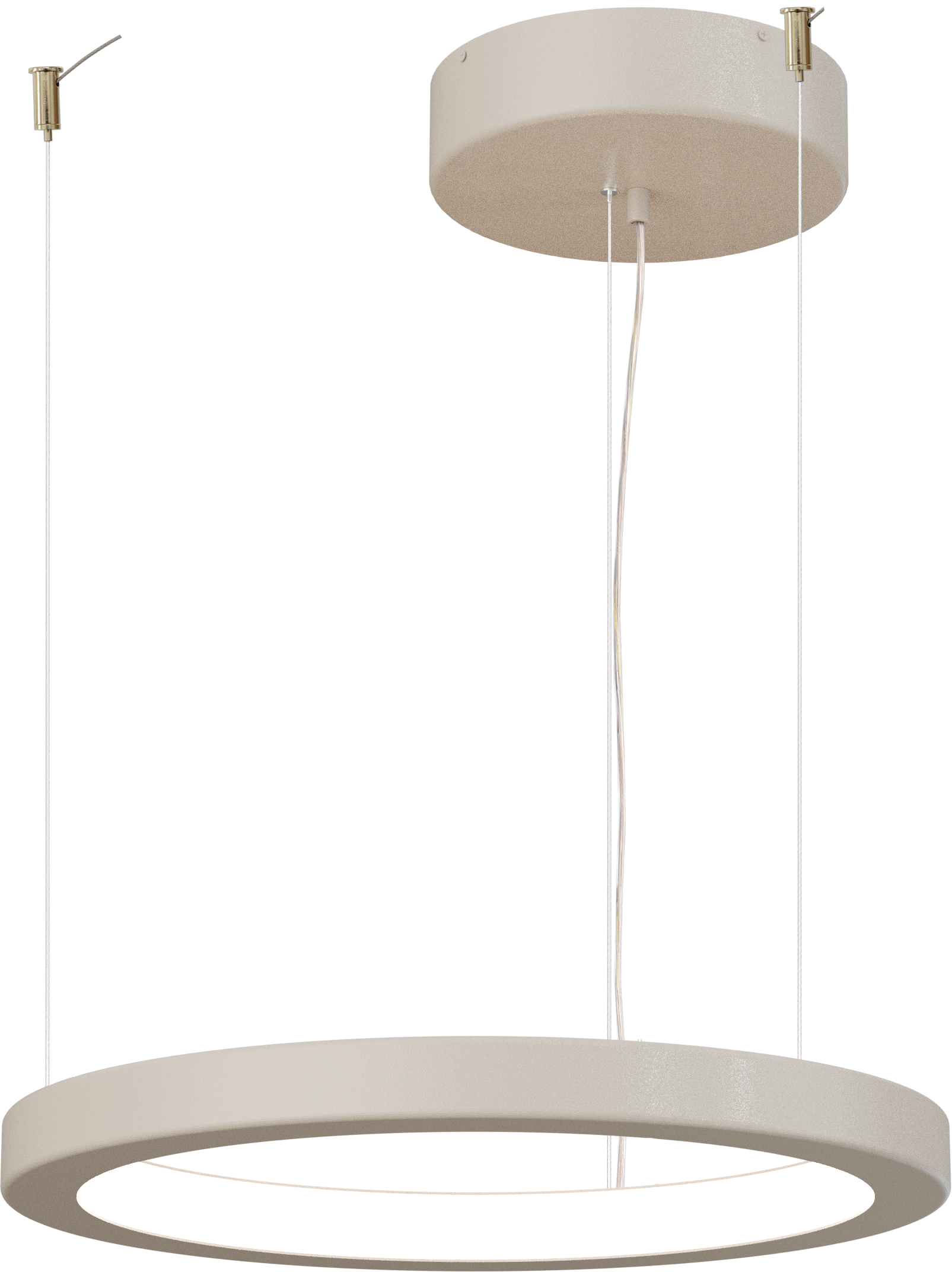 Cortino HL CORTINO 1-LIGHT BEIGE TERRA Ø50CM C-PROFILE 40X40MM