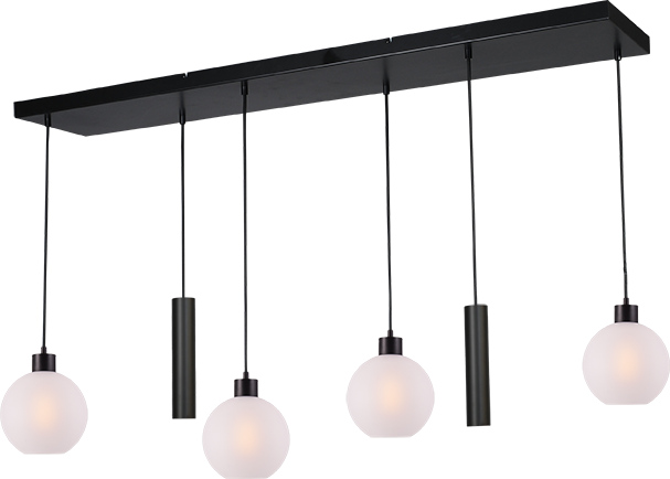 Lazise HL LAZISE 6-LIGHT MATT BLACK/MATT BLACK 130X25CM