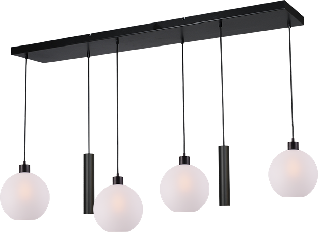 Lazise HL LAZISE 6-LIGHT MATT BLACK/MATT BLACK 130X25CM