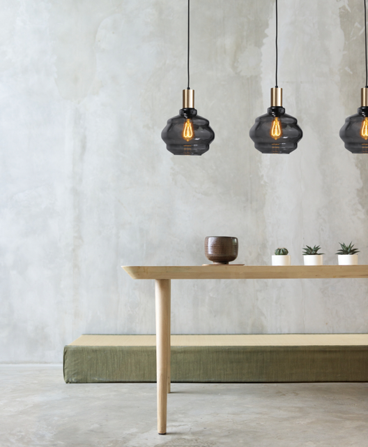 Porto HL PORTO 3LTS MATT BLACK/MATT GOLD BEAM 100X8CM