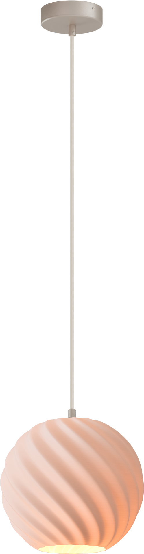 Leota HL LEOTA 1-LIGHT BEIGE TERRA, CANOPY BEIGE TERRA Ø10,8CM